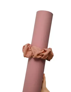 WGZ001 MIRMIRE Yoga Mat Scrunchie Average Pink