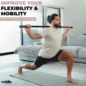 850041747132 MOBILITY MENTOR Yoga Stick Exercise Stretching #3