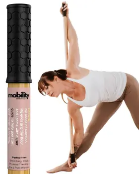 850041747149 MOBILITY MENTOR Yoga Stick Natural Stretching