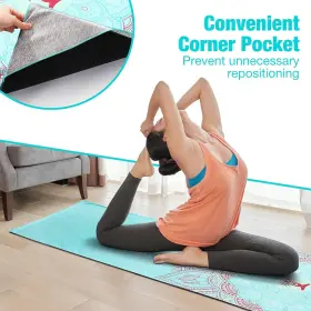 840034677324 MOKO Yoga Towel Slip Mat Blanket Multicolor #3
