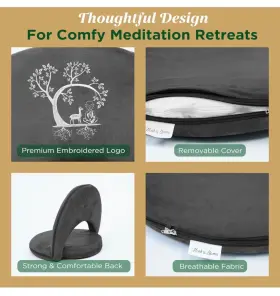 CH2002 MONK LLAMA Meditation Floor Chair #3 CH2002 MONK LLAMA Meditation Floor Chair #3