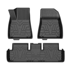 M49001 MOSTPLUS Weather Rubber Front Rear Seat Tpe Floor Mats