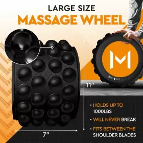 195893654673 MOTIVATED MINDSET Massage Wheel Great Pain Yoga #2