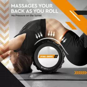 195893654673 MOTIVATED MINDSET Massage Wheel Great Pain Yoga #3