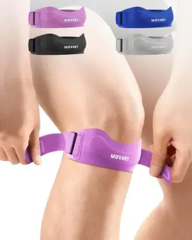 Movary 739503979338 Silicone Patellar Tendon Support Strap 1-pack Knee Brace For Women And Men Ad