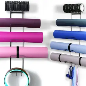 MR-H02P MRZZATA Yoga Mat Holder Wall Mount Storage Rack