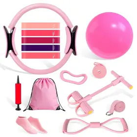 PILATES001 MULYRIC Pilates Women Ultimate Set Pink Ring Kit