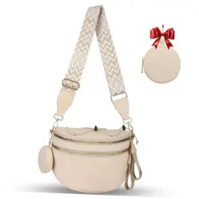 QPGB-09 MXDICHA Bum Bags Women Crossbody Stripe