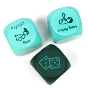 RY1110 MYGA Childrens Yoga Dice Game Set Foam