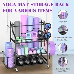 M721 MYTHINGLOGIC Yoga Mat Storage Gym Rack Dumbbells Foam #2 M721 MYTHINGLOGIC Yoga Mat Storage Gym Rack Dumbbells Foam #2
