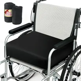W000 NAJOFAN Wheelchair Cushion Velvet Cover Memory Foam