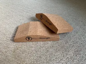445022317386 NAMA STRENGTH Cork Yoga Wedge Block Slip Wrist