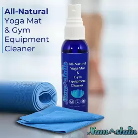 074294603087 NAMASTAIN Yoga Mat Cleaner Spray Natural Gym #3