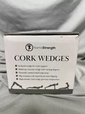 860001974102 NAMASTRENGTH Yoga Wedge Wrist Cork Block Slip #2