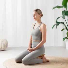 063004245651 NAVARIS Meditation Stool Bench Meditating Yoga #2