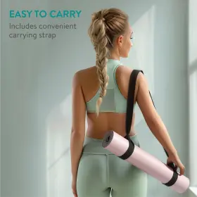 067668066102 NAVARIS Pilates Mat Yoga Workout Rubber Ideal #3