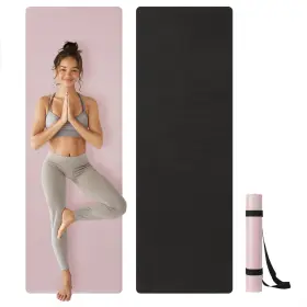 067668066102 NAVARIS Pilates Mat Yoga Workout Rubber Ideal