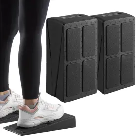 61740.01 NAVARIS Squat Wedge Block Set Calf Stretcher Yog