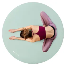 NAV000012AK003C NAVARIS Round Yoga Mat Slip Workout Rubber