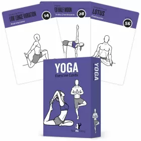 853583007467 NEWME FITNESS Yoga Pose Workout Cards Deck Women