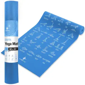 853583007788 NEWME FITNESS Yoga Mat Women Men Slip Exercis