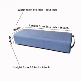 716963709903 NGT NEW GUIDE STEPS Yoga Bolster Pillow Cover #2