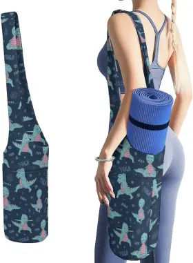 SSS-86HFX0RZC9W0 NIAPESSEL Yoga Mat Bag Women Dinosaur