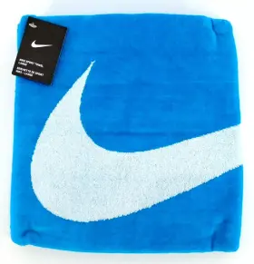 Towel NIKE Bath Jacquard Swoosh Aqua Sport