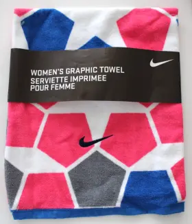 Towel NIKE Womens Graphic Pink Royal