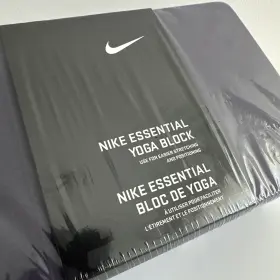 887791411785 NIKE Essential Yoga Block Pink Stripe Stretching #2