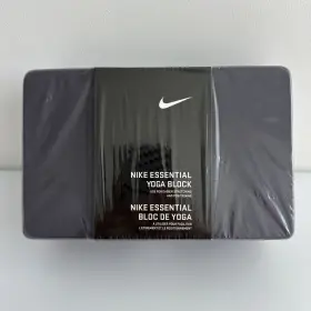 887791411785 NIKE Essential Yoga Block Pink Stripe Stretching