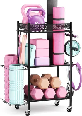 GRYJJB001 YOGA Mat Gym Storage Rack Exercise