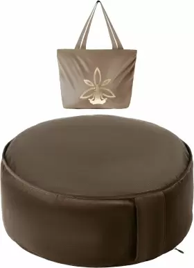 B0887PJXCQ NOLAVEA Zafu Meditation Yoga Cushion Buckwheat Bag