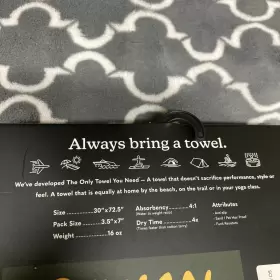840267206148 NOMADIX Yoga Towel Sand Rivian Adventurous #3
