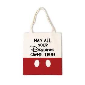 FBD040-YH NRUDMMY Canvas Tote Bag Women Disney Come Tr