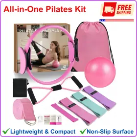 8889553 NUPLOT Pilates Ring Workouts Kit