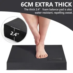 717023245171 NUVETI Balance Pad Tpe Slip Mat Fitness Yoga #3