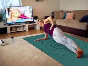 717025324454 NUVETI Exercise Mat Workout Men Women Yoga #3