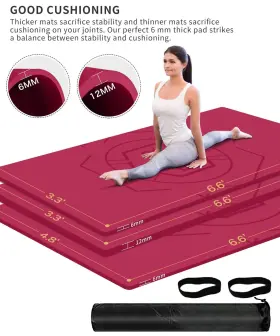 717206412215 NUVETI Exercise Mat Workout Men Women Yoga #2