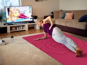 717206412215 NUVETI Exercise Mat Workout Men Women Yoga #3