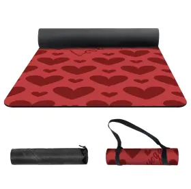 772060183831 NUVETI Yoga Mat Print Tpe Slip Fitness Exercise #2