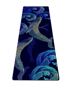 772467163283 NUVETI Yoga Mat Print Tpe Slip Fitness Exercise