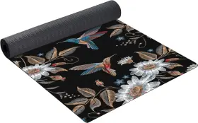 772467371565 NUVETI Suede Tpe Yoga Mat Eco Slip Bird #3