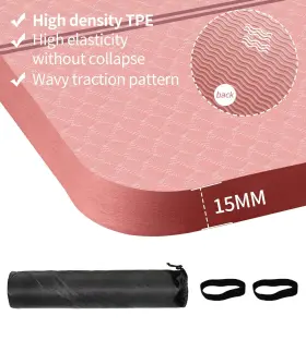 772467371619 NUVETI Exercise Mat Yoga Workout Fitness #2