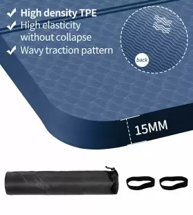 772467561041 NUVETI Exercise Mat Yoga Workout Fitness #2