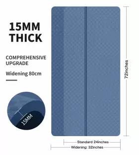 772467561041 NUVETI Exercise Mat Yoga Workout Fitness #3