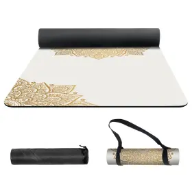 774980423226 NUVETI Yoga Mat Print Tpe Slip Fitness Exercise #2