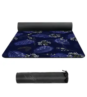 774980424629 NUVETI Suede Tpe Yoga Mat High Density Slip Bag