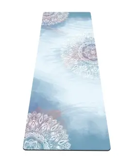 774980424803 NUVETI Yoga Mat Print Tpe Slip Fitness Exercise