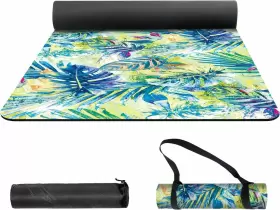 H911 NUVETI Yoga Mat Print Tpe Slip Fitness Exercise Grass #2
